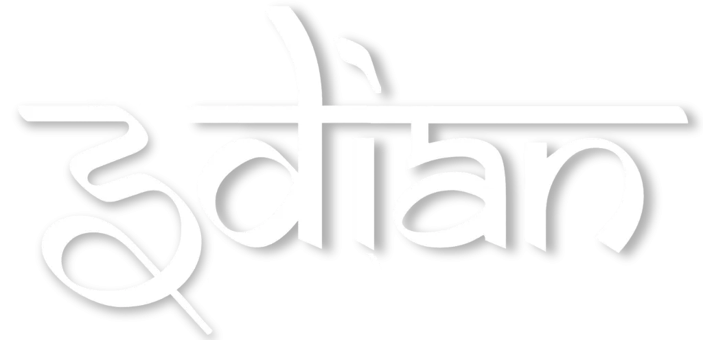 Minimalist Indian Wear House logo for a premium Indian ethnic wear brand.