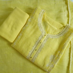 Kanya semi-stitched embroidered kurti for women – elegant festive ethnic wear