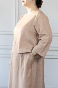 Fabric close-up of plain Nirvaah Kurti