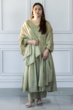 Full view of Aangan Edit Kurti with graceful silhouette