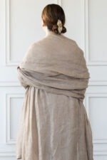 Back view of Mrinala kurti showing fabric texture and flow